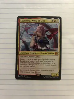 Lightning, Army of One Final Fantasy Regular Near Mint MTG - Image 1