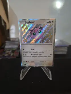 Pokemon Jigglypuff Holo Shiny Rare 198/091 SV: Paldean Fates TCG Card - Image 1