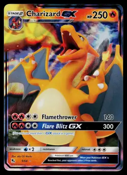 Pokemon Card - Charizard GX Hidden Fates 9/68 Holo Rare GX 2019 - Image 1