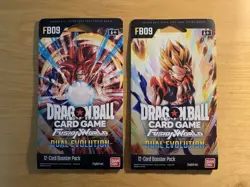 SEALED (2) Ball Super: Fusion World Dual Evolution 12Card Booster Pack (FB09) - Image 1