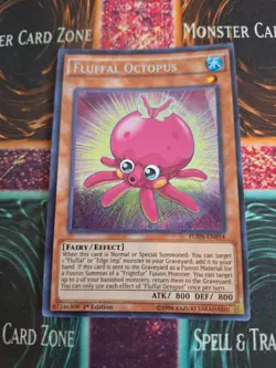 Yugioh Fluffal Octopus FUEN-EN014 Secret Rare 1st Edition Near Mint - Image 1