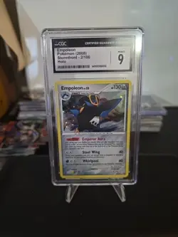 2008 Pokemon Stormfront Empoleon Holo 2/100 Diamond Pearl Card Graded CGC 9 - Image 1