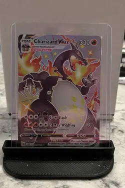 Pokemon Charizard VMAX SV107/SV122 Shining Fates Shiny Vault Holo Full Art Card - Image 1