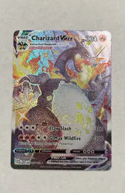 Pokemon Charizard VMAX SV107/SV122 Shining Fates Shiny Vault Holo Full Art Card - Image 2