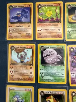 Pokemon Card Lot Team Rocket Holo, 1st Editions Dark Hypno 9/82 LP/MP - Image 2