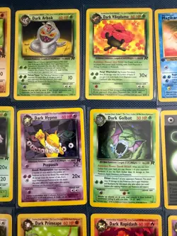 Pokemon Card Lot Team Rocket Holo, 1st Editions Dark Hypno 9/82 LP/MP - Image 3