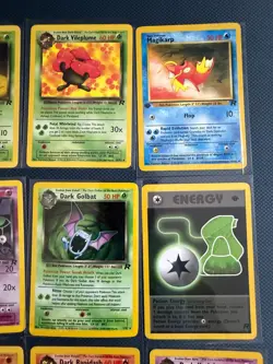 Pokemon Card Lot Team Rocket Holo, 1st Editions Dark Hypno 9/82 LP/MP - Image 4