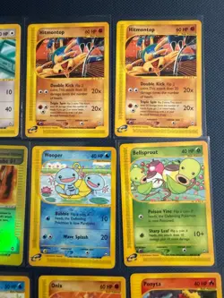 Aquaolis Pokemon Card Lot LP/MP Wooper 117/147, Ledyba 73/144 - Image 4
