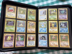 Vintage Pokemon TCG Binder Collection Lot Of 155 Cards - 30 Holos WOTC - Image 2