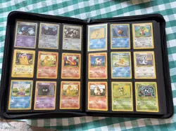 Vintage Pokemon TCG Binder Collection Lot Of 155 Cards - 30 Holos WOTC - Image 3