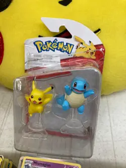 Huge Pokemon Lot Hundreds Of Cards Pikachu Plushies Art Case Books & More - Image 5