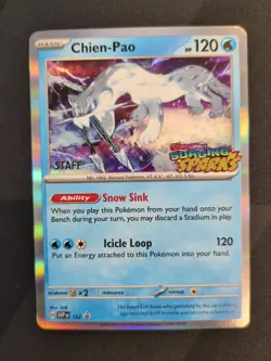 Chien-Pao - 152 (Staff) 152 Sv: Scarlet & Violet Promo Cards Holo - Image 1