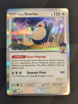 Hop's Snorlax - 184 (Prerelease) [Staff] 184 Sv: Scarlet & Violet Promo Cards... - Image 1