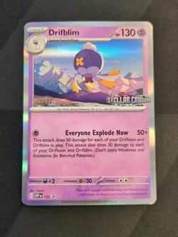 Drifblim - 135 (Prerelease) [Staff] 135 Sv: Scarlet & Violet Promo Cards Reverse - Image 1