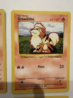 Vintage Pokemon Trading Card Game Base Set Shadowless Charmander Charmeleon lot - Image 4