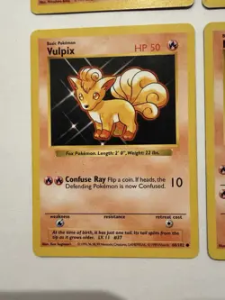 Vintage Pokemon Trading Card Game Base Set Shadowless Charmander Charmeleon lot - Image 5