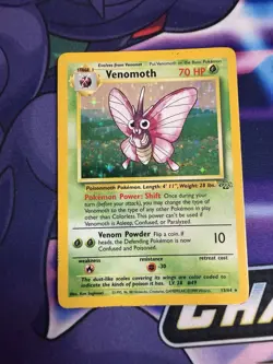Venomoth 13/64 Jungle Holo Rare WOTC 1999 Pokemon Card - Image 1