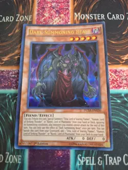 Yugioh Dark Summoning Beast DUSA-EN030 Ultra Rare 1st Edition Near Mint - Image 1