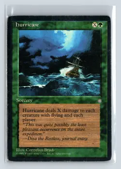 (3x) HURRICANE – MTG Magic the Gathering Card – Ice Age – Uncommon - Image 1