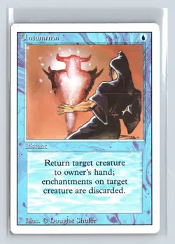 (3x) UNSUMMON – MTG Magic the Gathering Card – Revised – Common - Image 1
