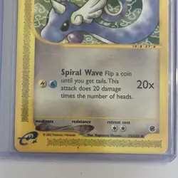 LP Pokemon TCG Dragonair 075/165 Expedition Base Set Regular Card 2002 - Image 3