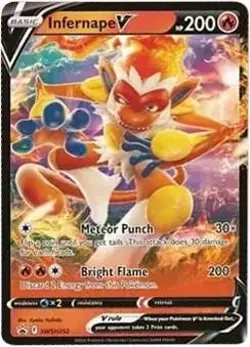 Infernape V Promo SWSH: Sword & Shield Promo Cards SWSH252 NM - Image 1