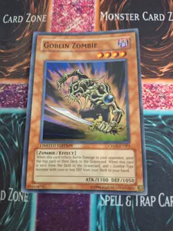 Yugioh Goblin Zombie CRMS-ENSE2 Super Rare Limited Near Mint - Image 1