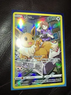 Eevee Trainer Gallery Ultra Rare Holo Card TG11/TG30 Swsh09 Brilliant Stars NM - Image 1