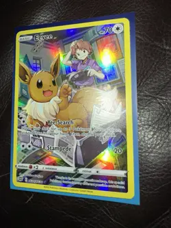 Eevee Trainer Gallery Ultra Rare Holo Card TG11/TG30 Swsh09 Brilliant Stars NM - Image 2