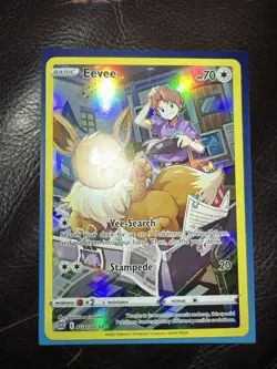 Eevee Trainer Gallery Ultra Rare Holo Card TG11/TG30 Swsh09 Brilliant Stars NM - Image 3