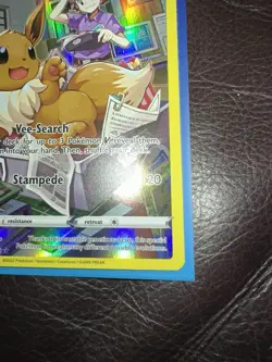 Eevee Trainer Gallery Ultra Rare Holo Card TG11/TG30 Swsh09 Brilliant Stars NM - Image 5