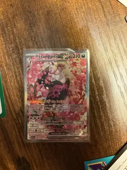 Pokemon Fezandipiti EX 288/217 ASC Foil Basic EX Card English 2023 - Image 4