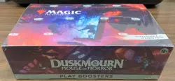 MTG MAGIC THE GATHERING DUSKMOURN HOUSE OF HORROR PLAY BOOSTERS BOX SEALED - Image 1