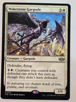 MTG Wakestone Gargoyle Tarkir: Dragonstorm Commander 0137 Regular Rare - Image 2