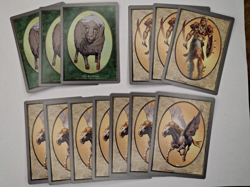 MTG Unglued token lot (Sheep x3, Soldier x3, Pegasus x7) - Image 1