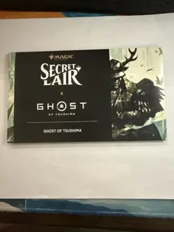 Magic The Gathering Secret Lair x Playstation Ghost of Tsushima NON FOIL Sealed - Image 1