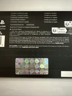 Magic The Gathering Secret Lair x Playstation Ghost of Tsushima NON FOIL Sealed - Image 5