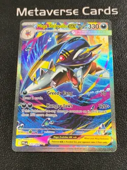 Pokemon TCG English Me02: Phantasmal Flames Mega Sharpedo ex 127/094 - Image 1