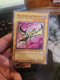 YuGiOh Maldicion De Dragon Curse of Dragon #BIY-S008 1st Edition Spanish LP - Image 1