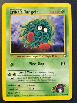 Erika's Tangela 79/132 Gym Heroes Common Pokemon TCG Card - Near Mint - Image 1