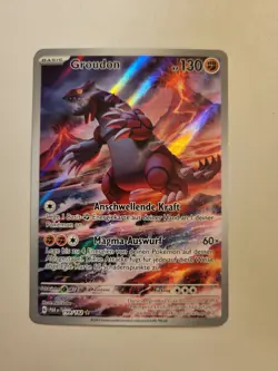Pokemon TCG - Groudon - Holo - paradox Rift - 199/182 - NM - Image 1