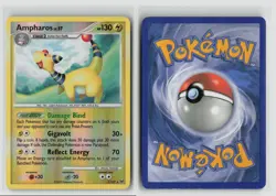 AMPHAROS 1/127 REVERSE HOLO PLATINUM POKEMON TCG MP - Image 3