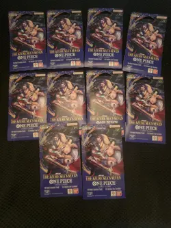 One Piece TCG The Azure Sea's Seven OP14 Sleeved Booster Pack X10 Factory Sealed - Image 1