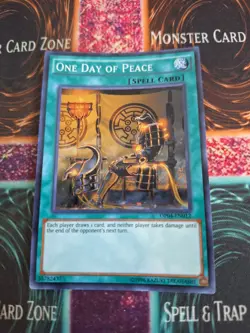 Yugioh One Day of PeaceOP04-EN012 Super Rare Unlimited Near Mint - Image 1