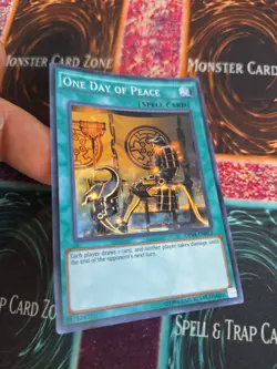 Yugioh One Day of PeaceOP04-EN012 Super Rare Unlimited Near Mint - Image 2