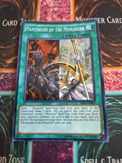 Yugioh Pantheism of the Monarchs SR01-EN023 Super Rare Unlimited Near Mint - Image 1