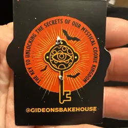 Gideon's Bakehouse Spookhouse Black Cat Glow In Dark Limited Edition Pin 2024 - Image 3