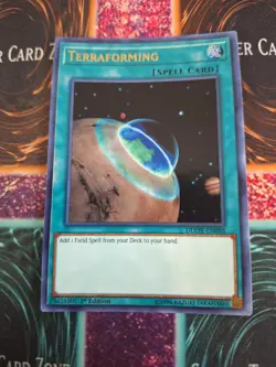 Yugioh Terraforming DUOV-EN088 Ultra Rare 1st Edition Near Mint - Image 1