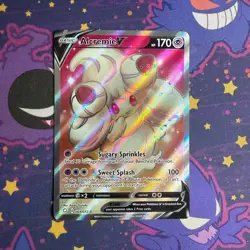 Alcremie V 064/072 Shining Fates NM Full Art Ultra Rare Pokemon Card - Image 1