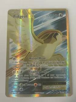 Pokemon Pidgeot EX XY Evolutions Holo Card 104/108 Ultra Rare Full Art - Image 1